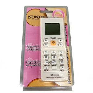 KT-9018E Universal Waterproof LCD AC A/C Air Conditioner Remote <strong>Control</strong> 5000-in-<strong>1</strong> All Kinds Use for Air Conditioner Remote