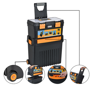 促销小型塑料工具箱手动五金工具箱 - Product Image 3