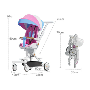 ODM Coches Para Bebes High Quality 4 in 1 <strong>Cradle</strong> Pram Multi Function for Infant Car Seat Style Baby Stroller - Product Image 1