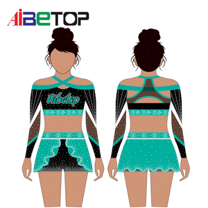 เครื่องแบบเชียร์ส่วนบุคคลชุดเชียร์ลีดเดอร์ดาวทุกดวงออกแบบได้ตามต้องการ - Product Image 5