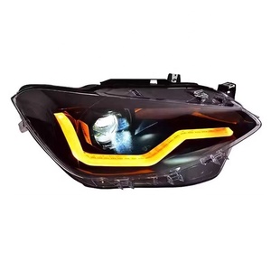 BMW 1 serisi F20 2012-2015 için araba ön ışıkları farlar LED DRL hareketli dönüş sinyal ışıkları LED projektör Lens otomatik montaj - Product Image 1