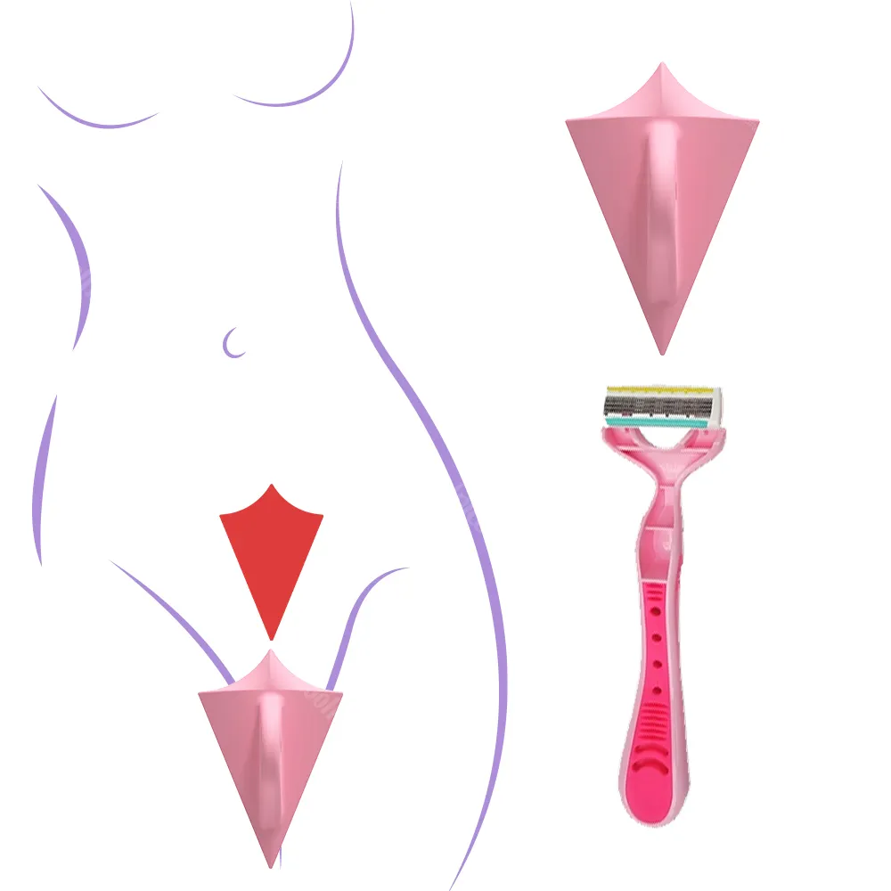 Fabbrica OEM prodotti per l'igiene intima per le donne impermeabile Sexy e affascinante pube Styling modello rasoio