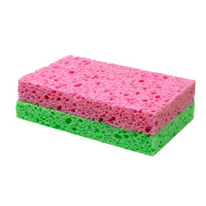 Foamstar 2 Gói Sinh Thái Nhà Bếp Làm Sạch Tiện Dụng Bọt Biển Gỗ Bột Giấy Cellulose Miếng Bọt Biển Cho Cho Hấp Lò - Product Image 5