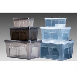 Sürüngen besleme kutusu böcek Habitat plastik Pet sürüngen muhafaza seyahat Habitat kutusu - Product Image 1
