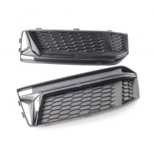 OEM 8W0807681K 8W0807682K ön tampon sis farları lamba ızgara kapağı <span class=keywords><strong>Audi</strong></span> A4 <span class=keywords><strong>B9</strong></span> için 2016-2018 <span class=keywords><strong>S4</strong></span> tarzı ACC delik ile