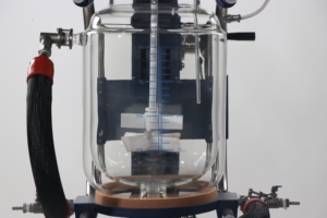 ZYSF-20L YUHUA yüksek sıcaklık çift katmanlı 20 litre kimyasal lab vakum karıştırma reaksiyon gemi ceketli cam reaktör