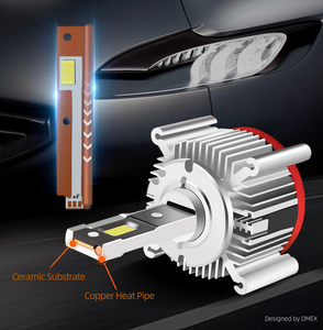 DMEX d5s led dönüşüm kiti 35w 4300lm yükseltme 25w hid xenon far, hid led doğrudan güçlendirme diy - Product Image 4