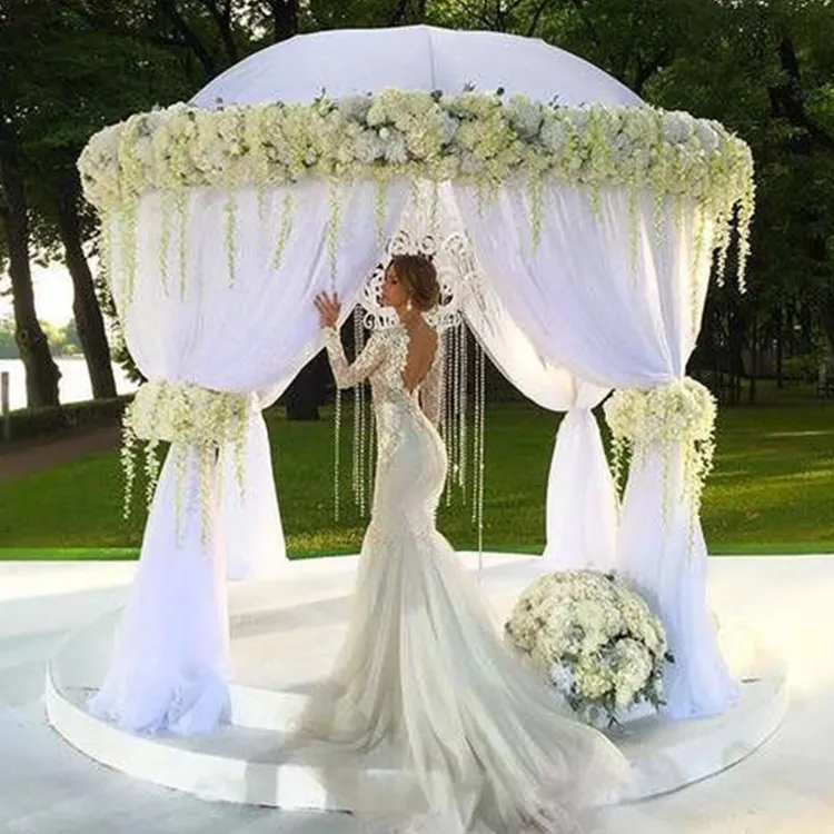 Moda arka planında perde düğün Draping kumaş perdeler olay parti arka plan dekorasyon için romantik tarzı