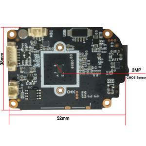 Cámara IP Wifi 1080P inalámbrica PTZ, módulo de cámara de seguridad 2.0MP, placa de Audio bidireccional, ranura para tarjeta TF con antena - Product Image 6