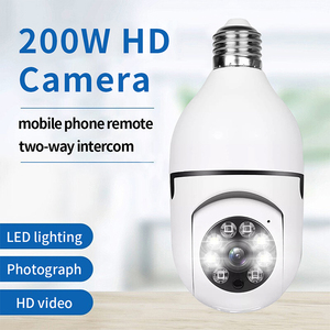 Lampadina per telecamera a LED sistema di telecamere di sicurezza 1080P con telecamere ip di sorveglianza domestica Wireless panoramiche a 2.4GHz WiFi a 360 gradi - Product Image 2