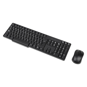 Factory Manufacturing Smooth Comfortable Shape <strong>Mouse</strong> Wireless Deskset Full Size <strong>Keyboard</strong> <strong>Mouse</strong> Set With Usb Receiver - Product Image 2