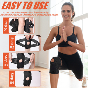 Best Flexible Sports Compression Knee Brace Polyester Knee <strong>Leg</strong> Support with <strong>Protection</strong> Function - Product Image 5