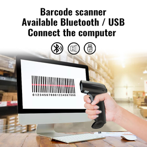 Escáner de código de barras Qr de mano, fabricante profesional de tecnología, Bluetooth
