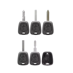 2 düğmeler ile akıllı araba anahtarı kesilmemiş Insert anahtar durumda uzaktan kumanda kabuk araba aksesuarları - Product Image 2