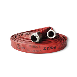 UL listelenen 1-3/4 için ZYfire \ "kırmızı NBR nitril kauçuk yangın söndürme hortumu 45mm kesme hizmeti ile - Product Image 1