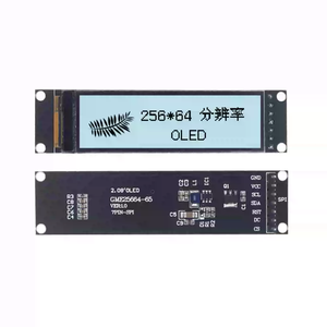 Parlaklık/gri tonlama kontrolü ile 2.08 inç OLED ekran modülü-256x64 piksel SH1122 sürücü SPI arayüzü (7-Pin)