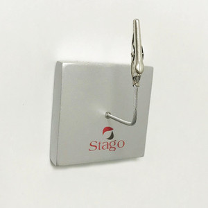 Vật tư văn phòng nhựa ốc bức tượng hình Memo Clip chủ kim loại cá sấu Clip ảnh thẻ tên Clip đứng - Product Image 4