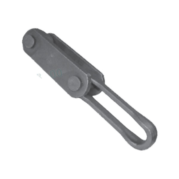 Klinknaellose druppel gesmede ketting