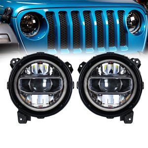 Aftermarket 9inch Led Đèn Pha cho <span class=keywords><strong>JEEP</strong></span> 2018-2024 Wrangler JL Đấu sĩ JT nâng cấp đèn pha - Product Image 1