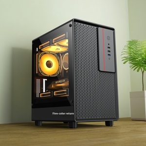MATXビジネスオフィスデスクトップコンピュータシェルワイドボディシャーシUSB3.0インターフェース垂直ATXストックステータス - Product Image 1