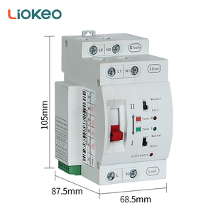 Mini ev 2P 4P 63A 80A ATS çift güç akıllı ATS otomatik Transfer geçiş anahtarı ev kullanımı için - Product Image 2