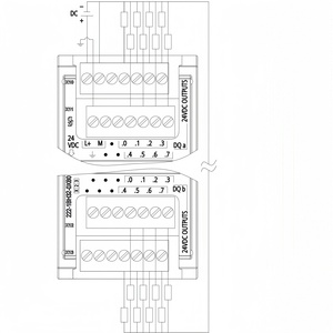 6ES7222-1BH32-0XB0 PLC S7 1200 mini módulo de expansión divisor PLC Salida digital SM 1222 PLC controlador lógico programable - Product Image 5
