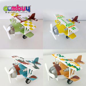 Model <strong>Toy</strong> Pull Back Light Sounds Diecast Alloy Model Helicopter - Product Image 2