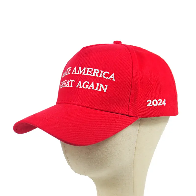 Cappello all'ingrosso Trum p rendere l'America grande di nuovo cappellini 2024 USA cappelli da campagna elettorale cappellini da Baseball con Logo ricamato