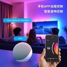 Best Selling 5ª Geração Alexa Dot Smart Speaker RGB LED Iluminação Sem Fio Desktop Subwoofer Base Portátil Novos Alto-falantes Inteligentes