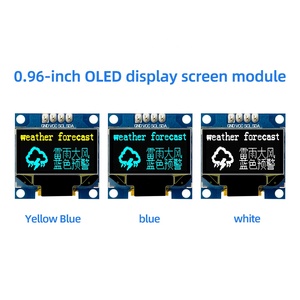 Hochwertiges 0,96 "PMOLED-Bildschirm modul 128x64 SSD1306 OLED IIC Square Kleiner E-Paper-Bildschirm für Arduino QTSS-Produkt