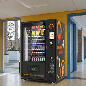 Zhzn thang máy 32-inch màn hình cảm ứng công suất lớn cho đồ ăn nhẹ và đồ uống Máy bán hàng tự động với Thang Máy vận chuyển hàng hóa - Product Image 2