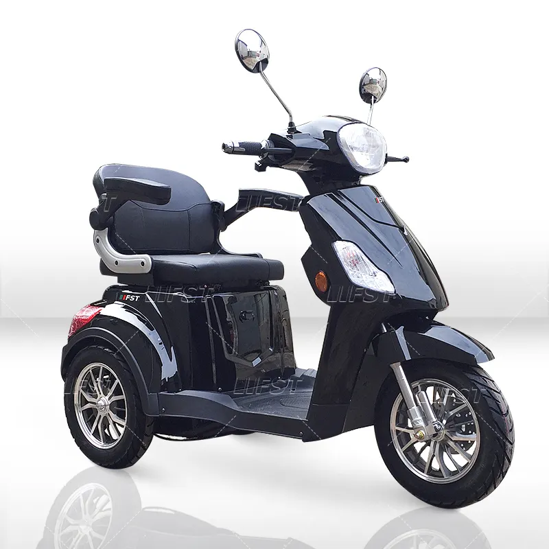 Precio de fábrica Tres ruedas eléctrico 800W triciclo motocicleta eléctrica 3,00-10 pulgadas rueda ciclomotor personas mayores triciclo eléctrico