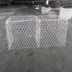 2 X 1 X 1 m Gabion Wire Mesh <strong>Netting</strong> 80 X 100 mm Gabion Basket for Flood Control Project - Product Image 2