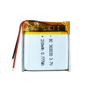 סיטונאי 3.7v סוללת ליתיום פולימר lp303030 210mah 0.777wh אספקת חשמל ניידת עבור מחשבים ניידים במלאי במלאי