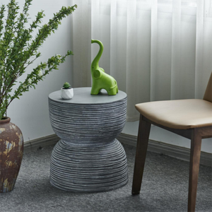 Modern tasarım MGO küçük akıllı yan masa fiber kil sehpa ev için - Product Image 4
