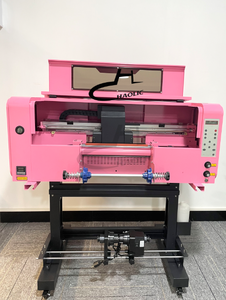 UV DTF Transparent Sticker Printing Machine Sticker Sheet Custom Print With Laminator Dual XP600 A3 Pink UV DTF <strong>Printer</strong> - Product Image 2