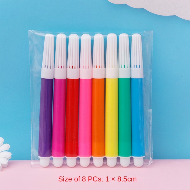8 bolígrafos de colores