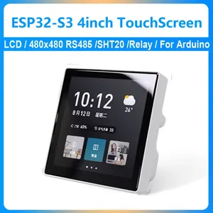 ESP32-S3 4 pollici LCD Touch Screen Display 480x480 RS485 /SHT20/relè scheda di sviluppo per Arduino LVGL 86 TVbox