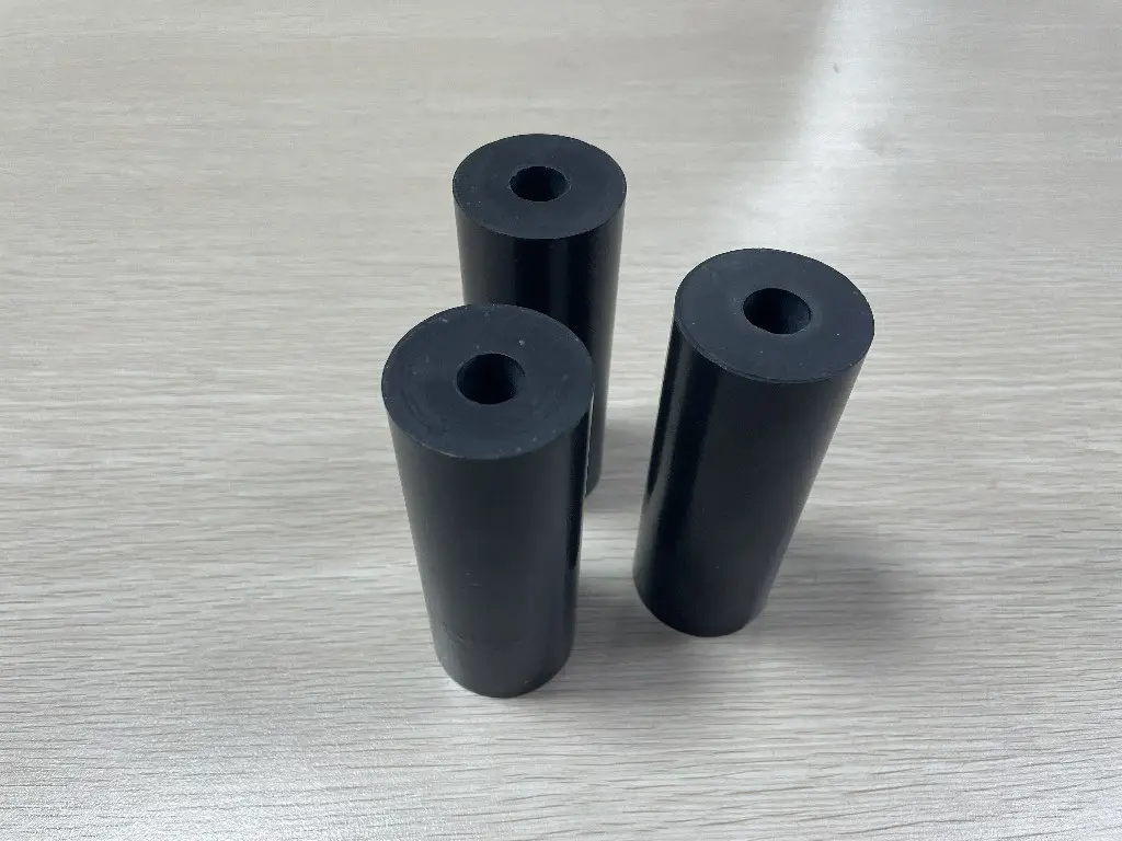 Tubo de plástico de alto rendimiento, Tubo negro de fibra de vidrio de PTFE Mo2, gran oferta