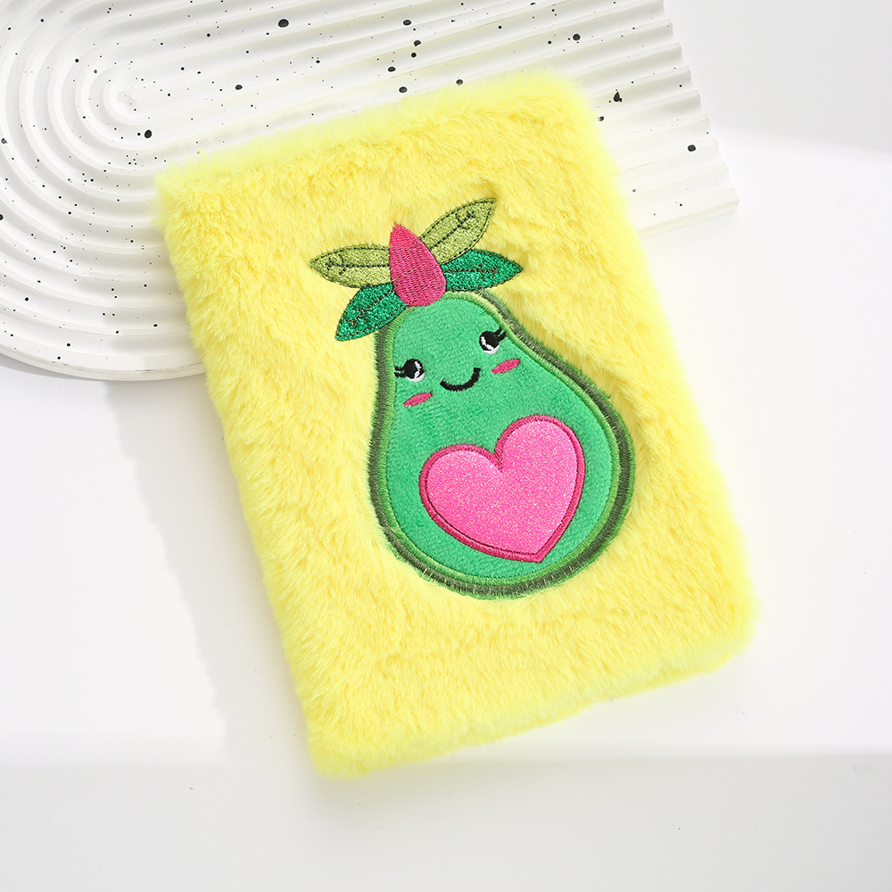 Avocat sur fond jaune