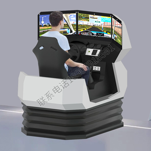 ระบบการฝึกอบรมเสมือนจริงจำลองการขับรถ VR สำหรับโรงเรียนและห้างสรรพสินค้าในบ้านช้อปปิ้งที่เหมาะสมเรื่องการทดสอบ2และ3อุปกรณ์ - Product Image 1