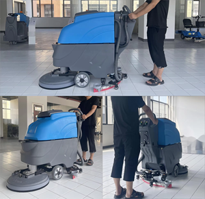 Ironbee jx60 giá tốt nhất tùy chỉnh thương mại sàn Scrubber pin đi bộ-đằng sau công nghiệp gạch ceramic sàn máy làm sạch - Product Image 3
