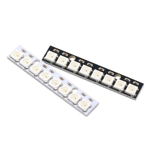 8 kanal WS2812 5050 RGB LED ışıkları Arduino için tam renkli geliştirme kurulu