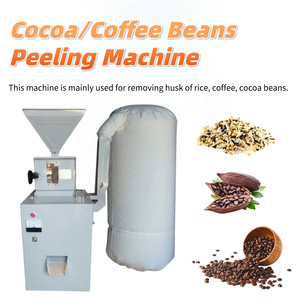 Máquina descascaradora de granos de cacao de gran venta, descascaradora de arroz con cáscara de café con componente de Motor central para descascarar granos de café - Product Image 5