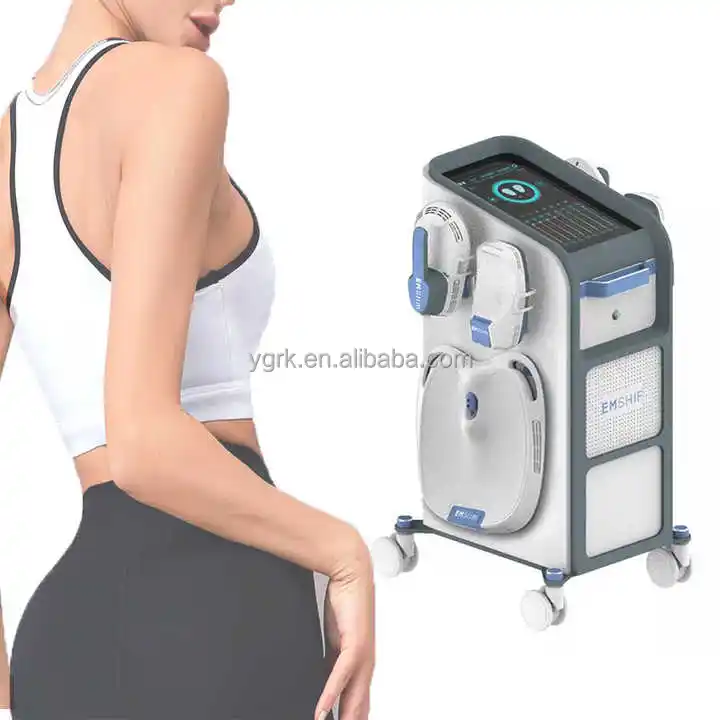 Vendita calda salone di bellezza uso Super potenza 4 manici ems slim neo rf macchina per scolpire i muscoli