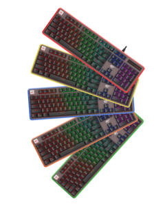 Teclado mecánico retroiluminado de tamaño completo para Gaming, teclado colorido Led Rgb para PC, Kb870L Havit Oem, USB 104 teclas - Product Image 6