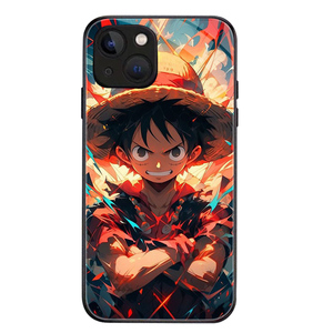 TPU temperli cam Anime telefon kılıfı Manga bireysel tasarım renkler kapak kabuk iPhone 15 14 13 Pro Max - Product Image 6