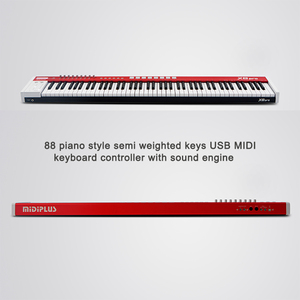 Midiplus X6pro Профессиональный 61 стиль фортепиано полувешенные клавиши USB MIDI контроллер клавиатуры со звуковым двигателем - Product Image 3