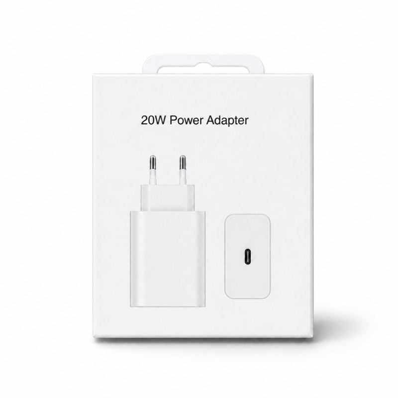 Cargador blanco de 20W