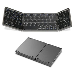Nuevos accesorios de computadora, teclado portátil para juegos para tableta iPad, teclado numérico, Mini teclado inalámbrico plegable recargable